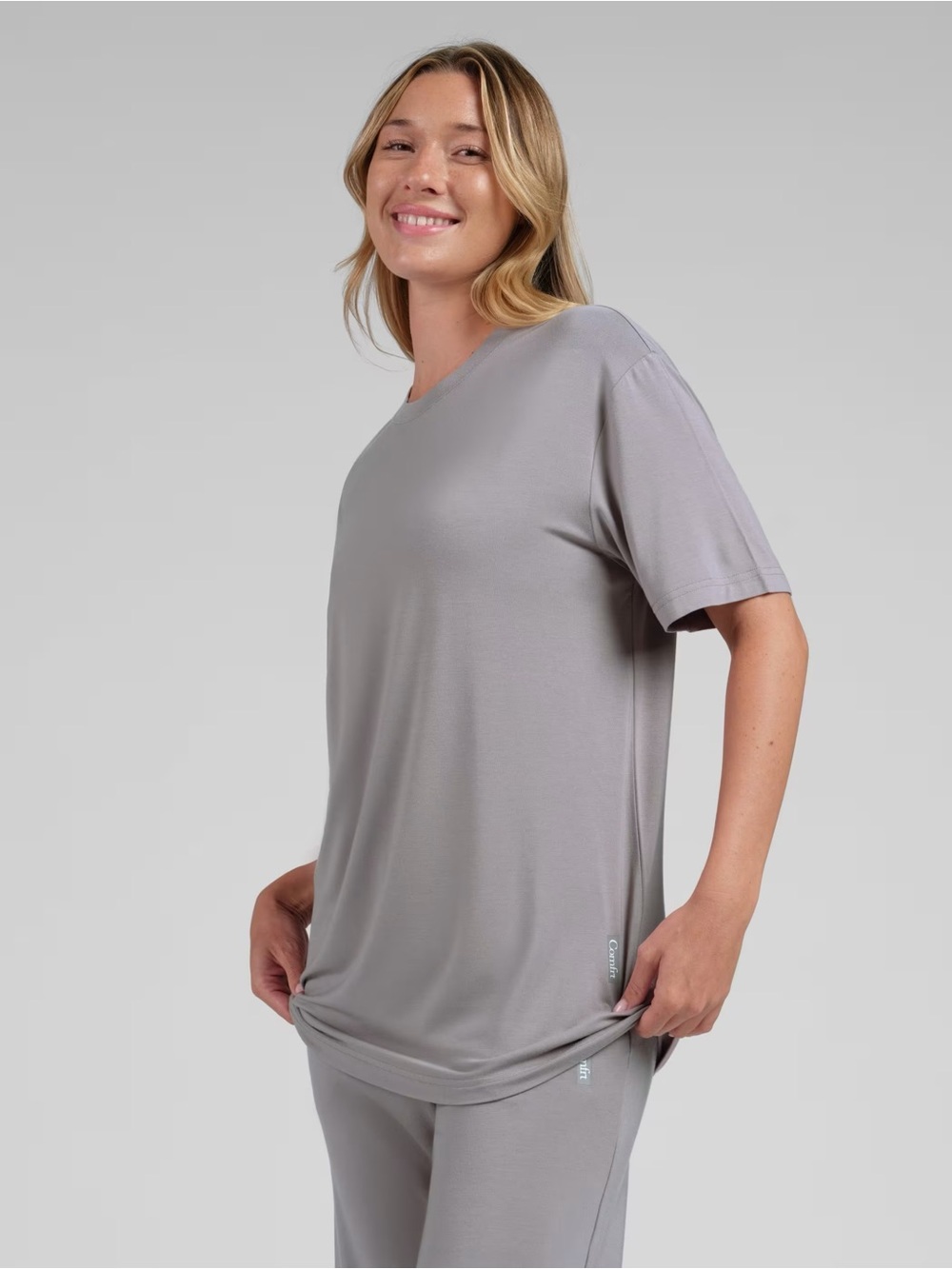 Comfrt Cloud Lounge Tee Grey - Size XS